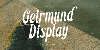 Geirmund Display Font Poster 1