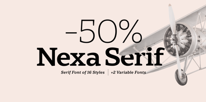 Nexa Serif Font Poster 2