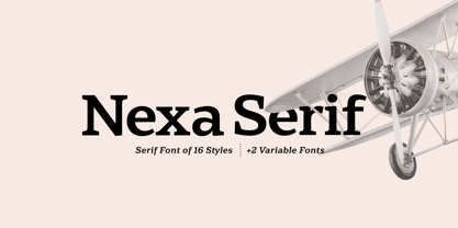 Nexa Serif Font Poster 1