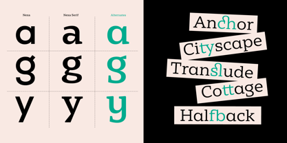 Nexa Serif Font Poster 6