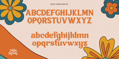 Night Melody Font Poster 10
