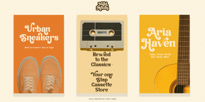 Night Melody Font Poster 2