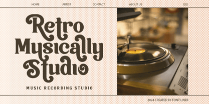 Night Melody Font Poster 6