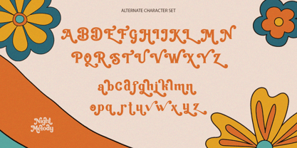 Night Melody Font Poster 11