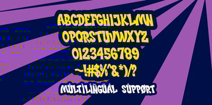 Monkey Graffiti Font Poster 2
