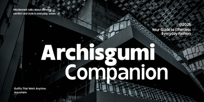 Tracklister Font Poster 3