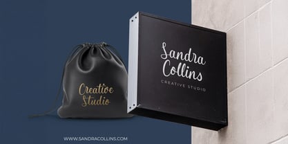 Butterfly Winter Font Poster 4