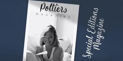 Butterfly Winter Font Poster 6