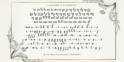 Butterfly Winter Font Poster 8