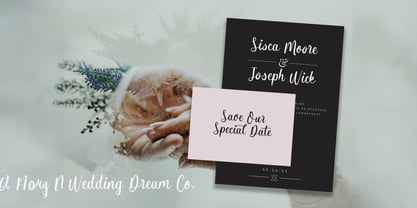 Butterfly Winter Font Poster 5