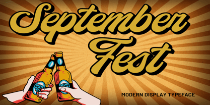 September fest Font Poster 1