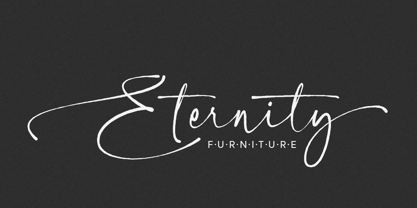 Amore Signature Font Poster 10