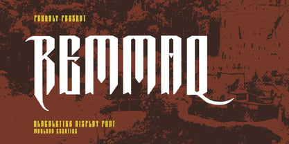MC Remmaq Font Poster 1