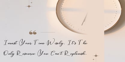 Retire Font Poster 3