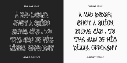 Jumpis Graffiti Font Poster 4