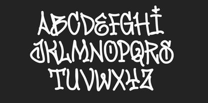 Jumpis Graffiti Font Poster 2