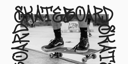 Jumpis Graffiti Font Poster 9