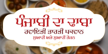 Shree Punjabi 3103 Font Poster 2
