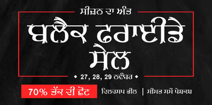 Shree Punjabi 3103 Font Poster 1