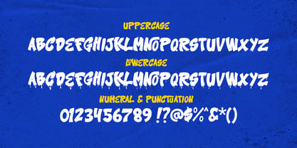 Shadow Brust Font Poster 2