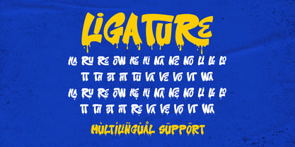 Shadow Brust Font Poster 3