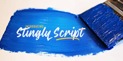 Stingly Font Poster 1