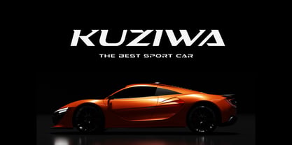 Turbo Driver Font Poster 4