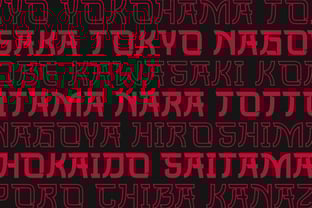 Yumikaze Font Poster 3