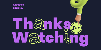 Terasans Font Poster 10