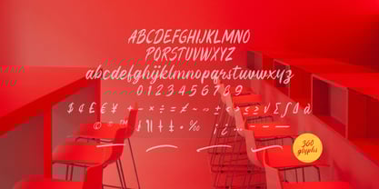 Street Script Font Poster 5