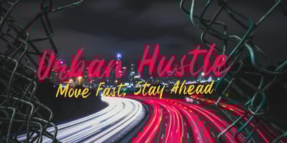 Street Script Font Poster 2