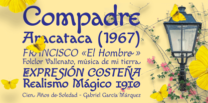 Macondo Pro Font Poster 4