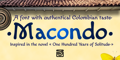 Macondo Pro Font Poster 1