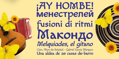 Macondo Pro Font Poster 7