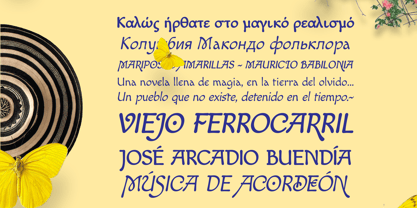 Macondo Pro Font Poster 5
