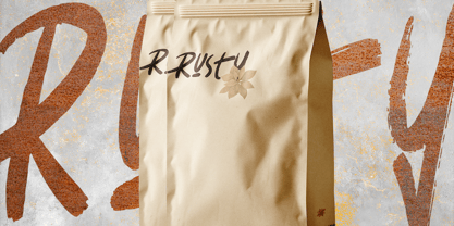 Cursed Rust Font Poster 6