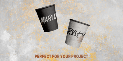 Cursed Rust Font Poster 5