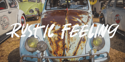 Cursed Rust Font Poster 3