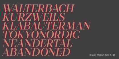 Mesagni Font Poster 8