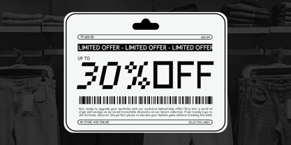 Pixo Type Font Poster 5