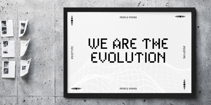 Pixo Type Font Poster 6