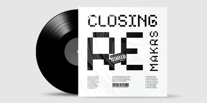 Pixo Type Font Poster 3