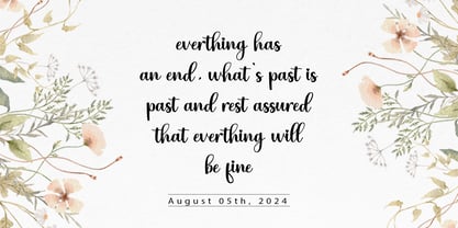 Abigail Modern Font Poster 7