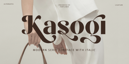 Kasogi Font Poster 1