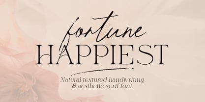 Fortune Happiest Font Poster 1