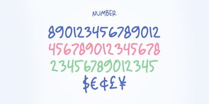 Becomes Notes Font Poster 6