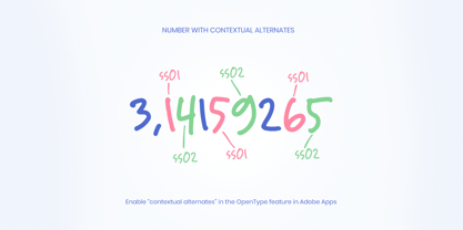 Becomes Notes Font Poster 5