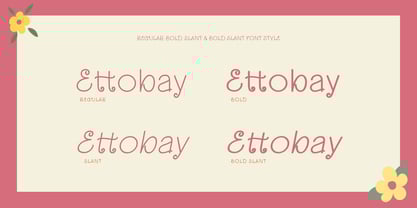 Ettobay Font Poster 13