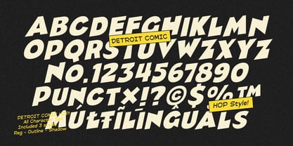 Detroit Comic Font Poster 11
