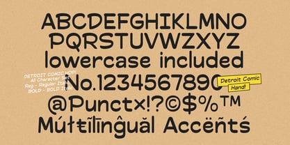 Detroit Comic Font Poster 12